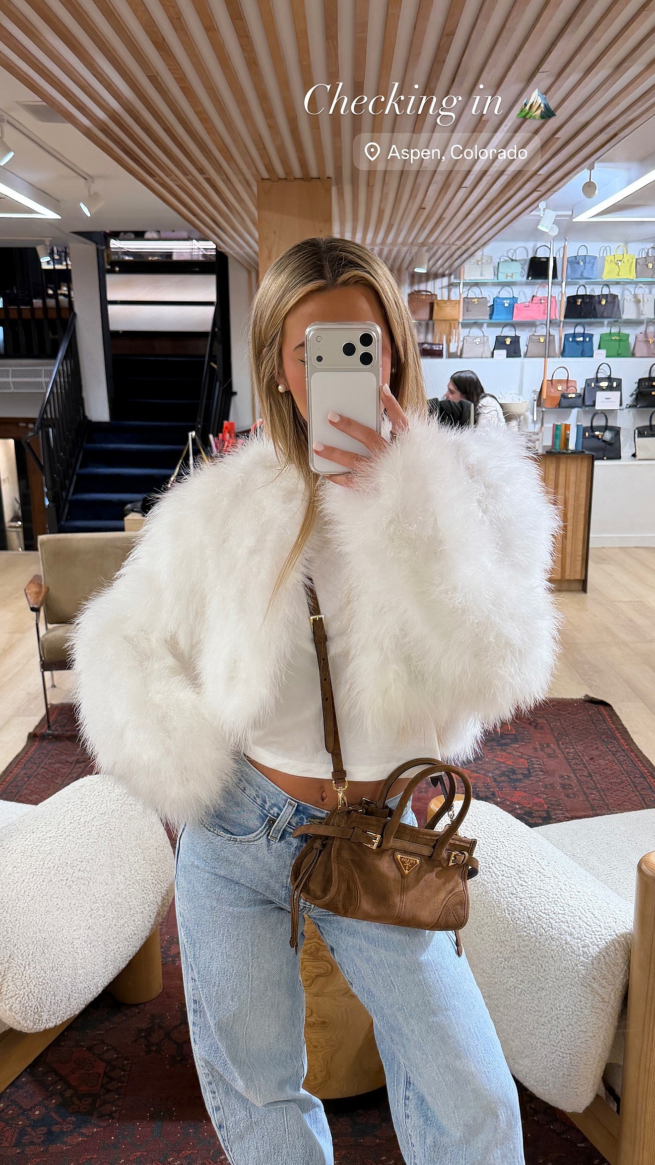 Emily Elizabeth arrives in Aspen