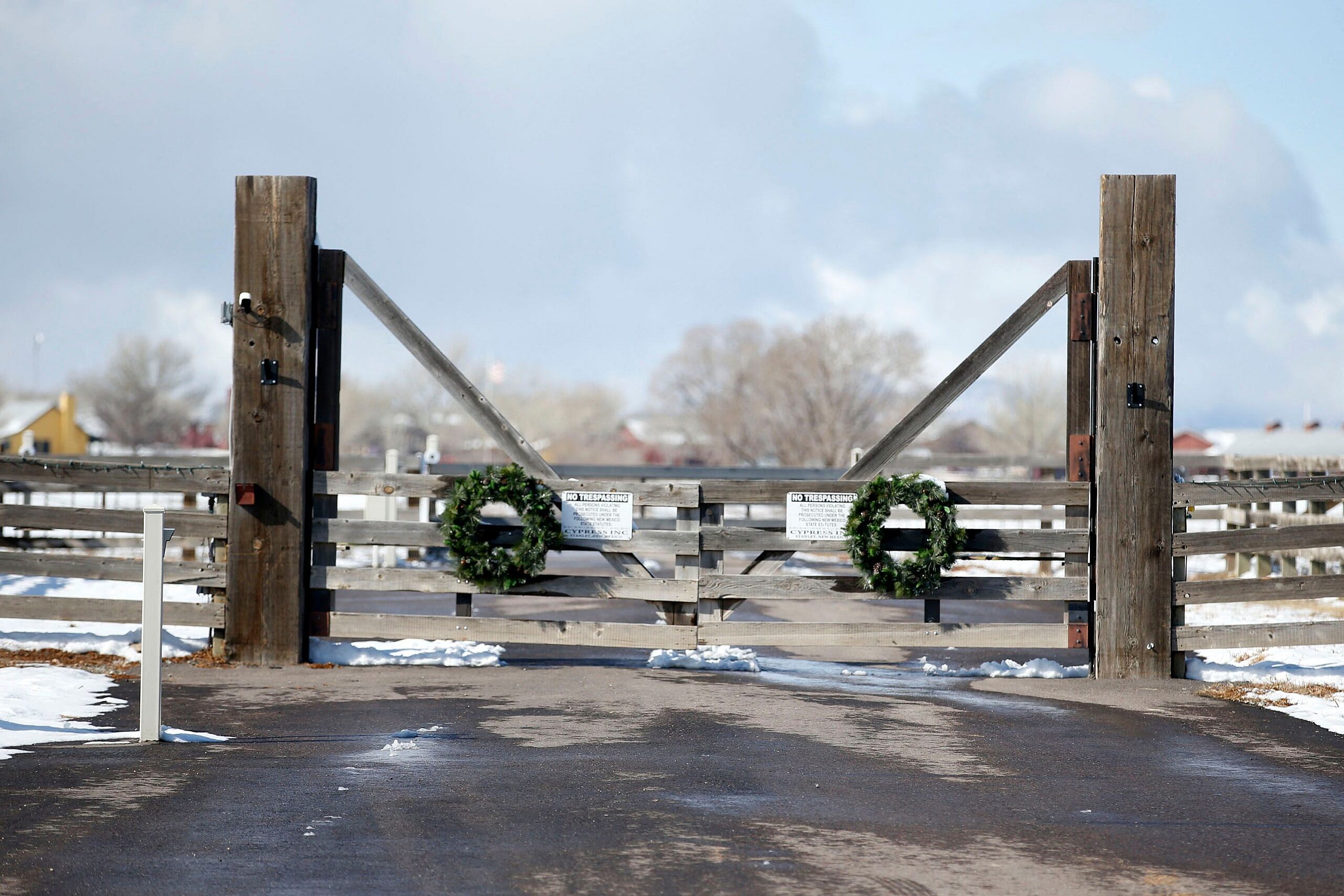 General views of Jeffrey Epstein's 'Zorro Ranch' situated in New Mexico.