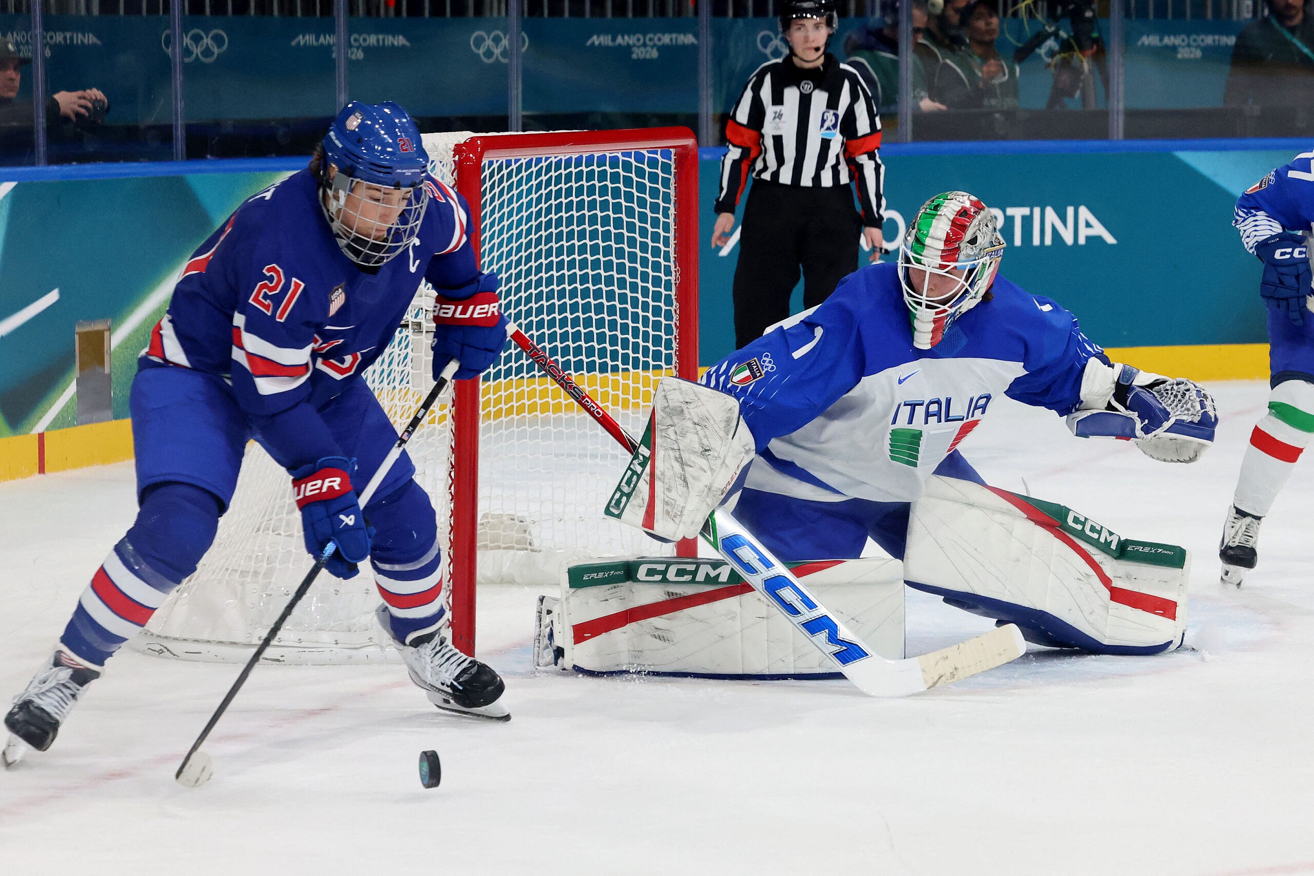 Hilary Knight at gold medal game 2026 olympics