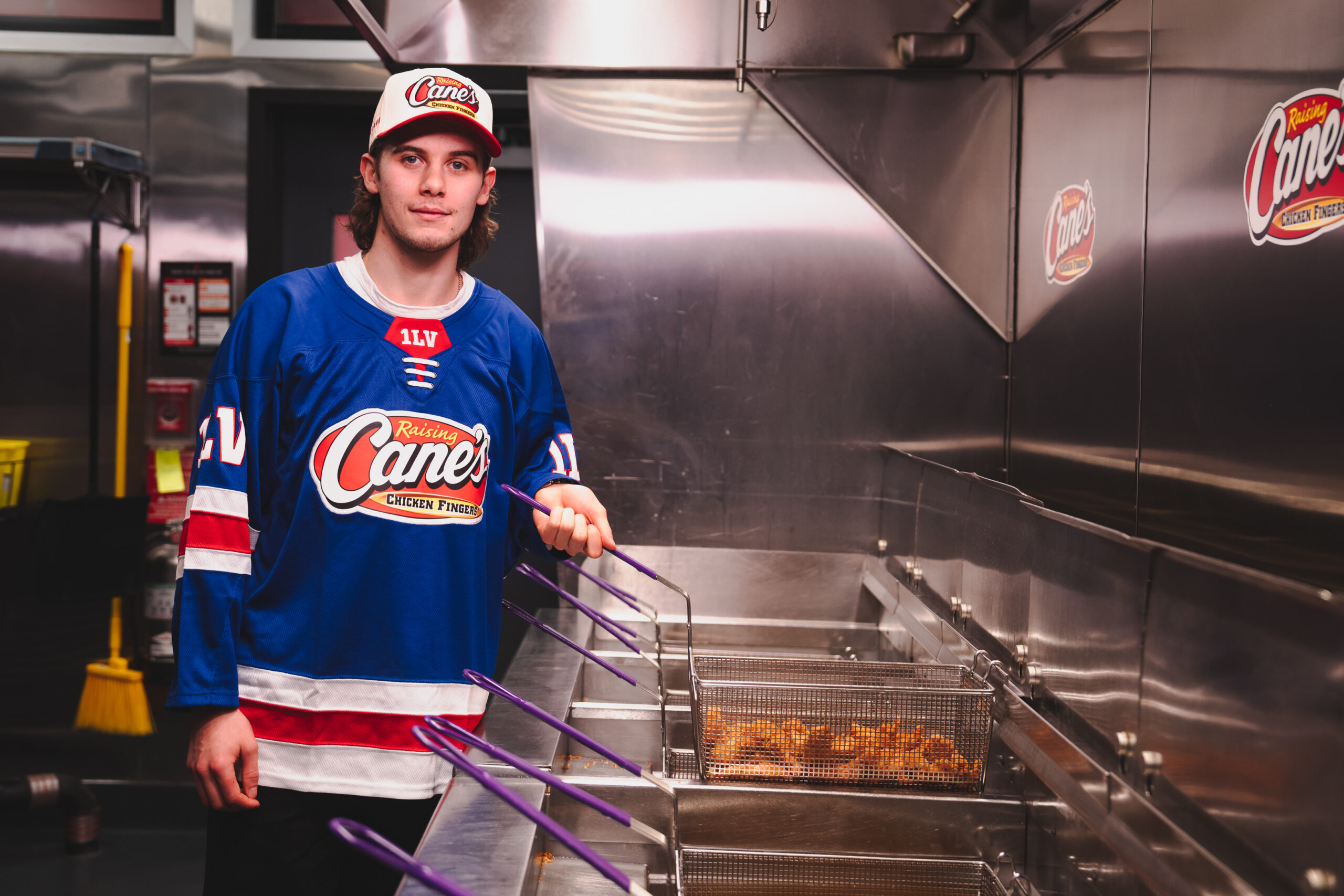 Jack Hughes at Raising Cane's