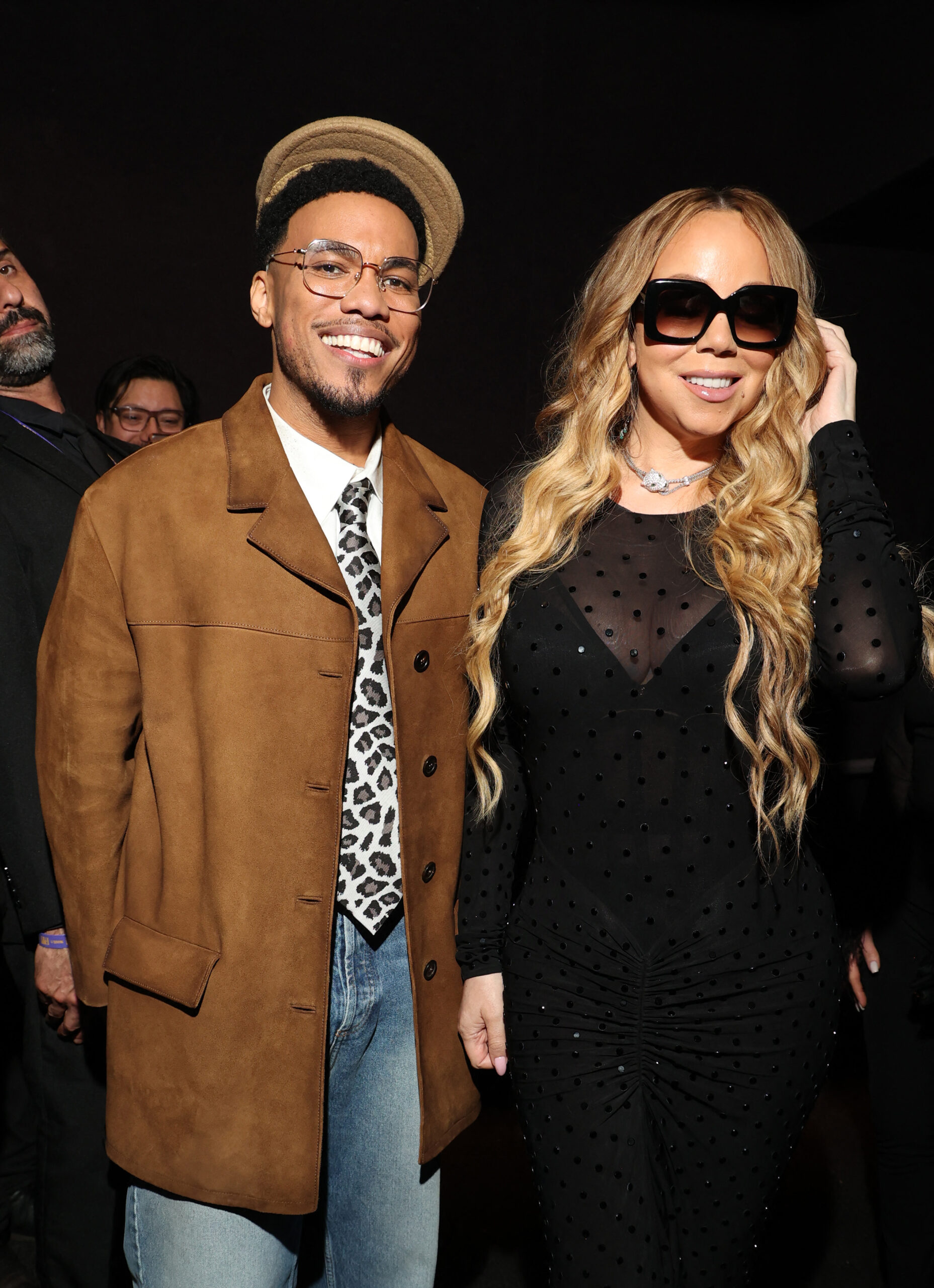 Anderson .Paak and Mariah Carey at the LA Premiere of K-POPS!
