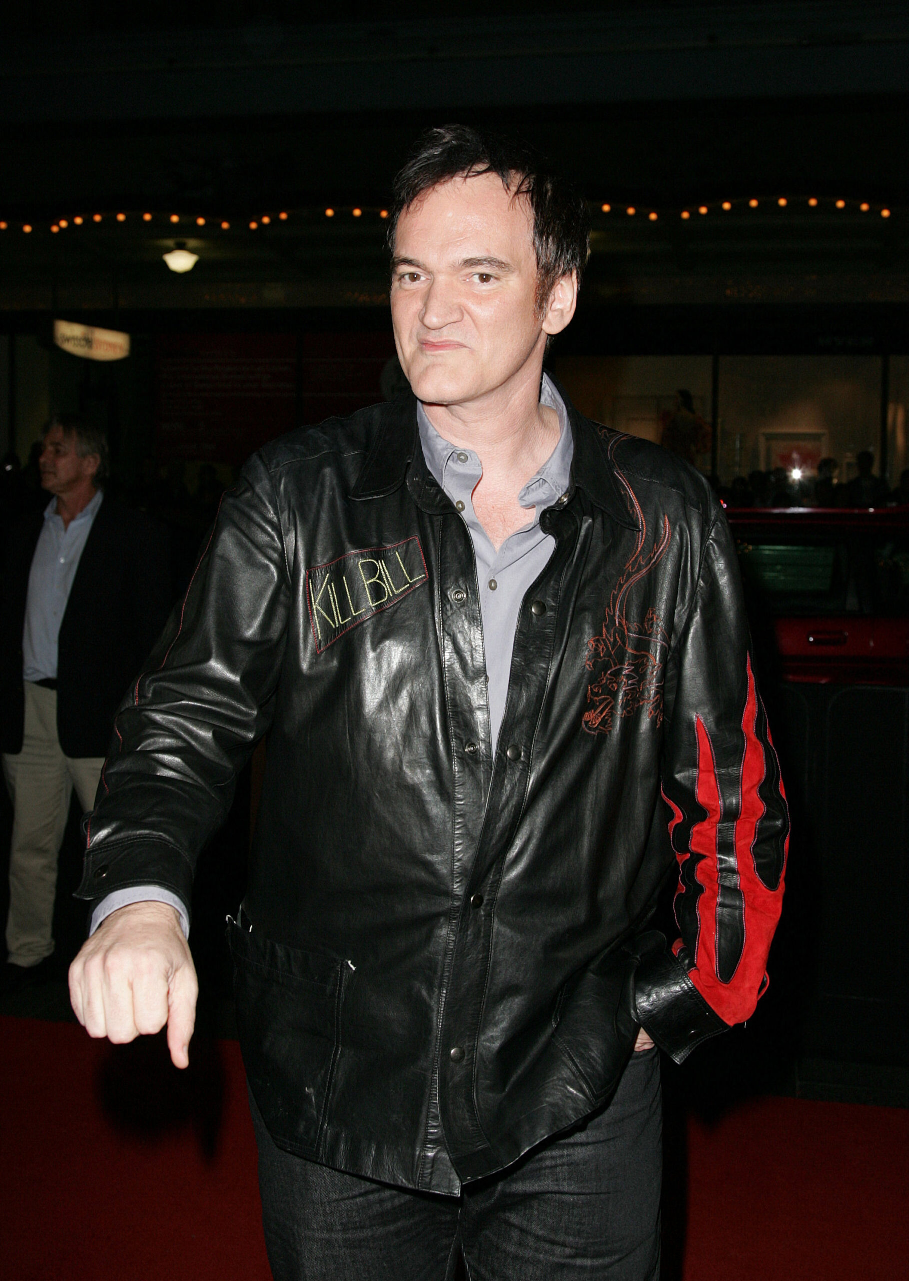 Quentin Tarantino on the red carpet
